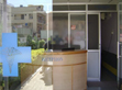 A view of the hospital reception area.